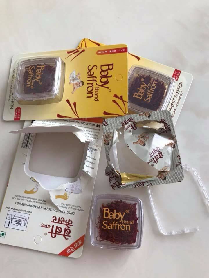 Nhụy hoa nghệ tây Kashmir Baby Saffron Ấn Độ hàng chuẩn 100%