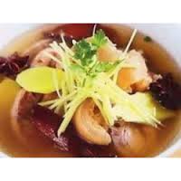 Canh nhân sâm linh chi thịt thỏ Canh nhân sâm linh chi thịt thỏ